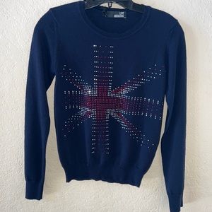 Vintage love Mohino Crystal sweater.